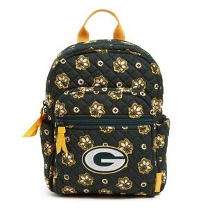 Vera Bradley NFL Green Bay Packers Small Backpack Green Bandana Cheesehead